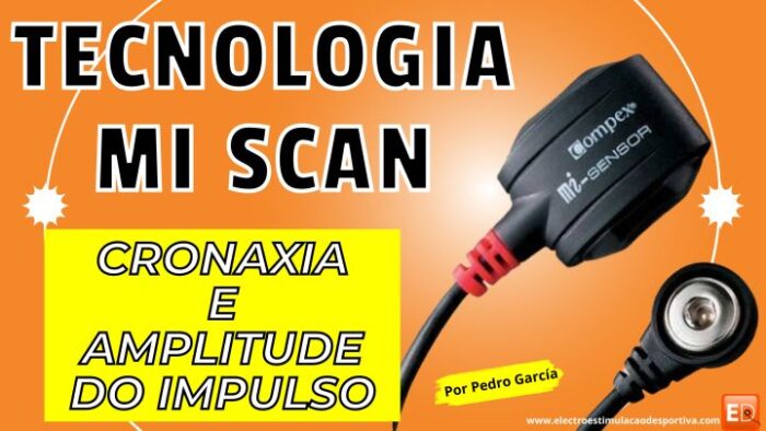 Eletroestimulador compex e o Cabo-MI. Medir a cronaxia ou amplitude de impulso