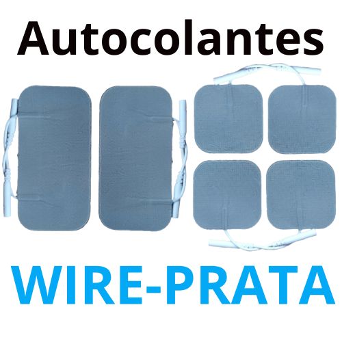 Pacote de Adesivos Extra-Adesivas wire/Prata Adesivos Dupla ligação