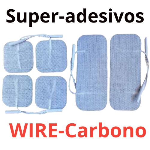 PACK de Adesivos super-adesivos de Wire/carbono - Dura 2x mais